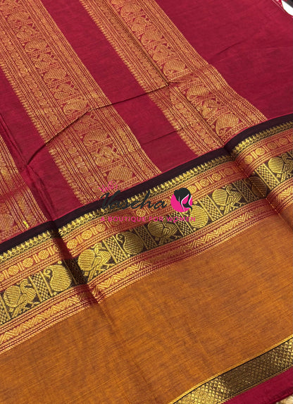 Kanchi Cotton Saree - VVKCS025
