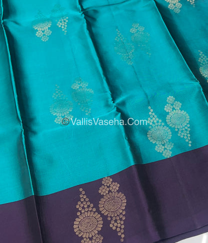 Half Mix - Pure Soft Silk Saree - VVPSS030
