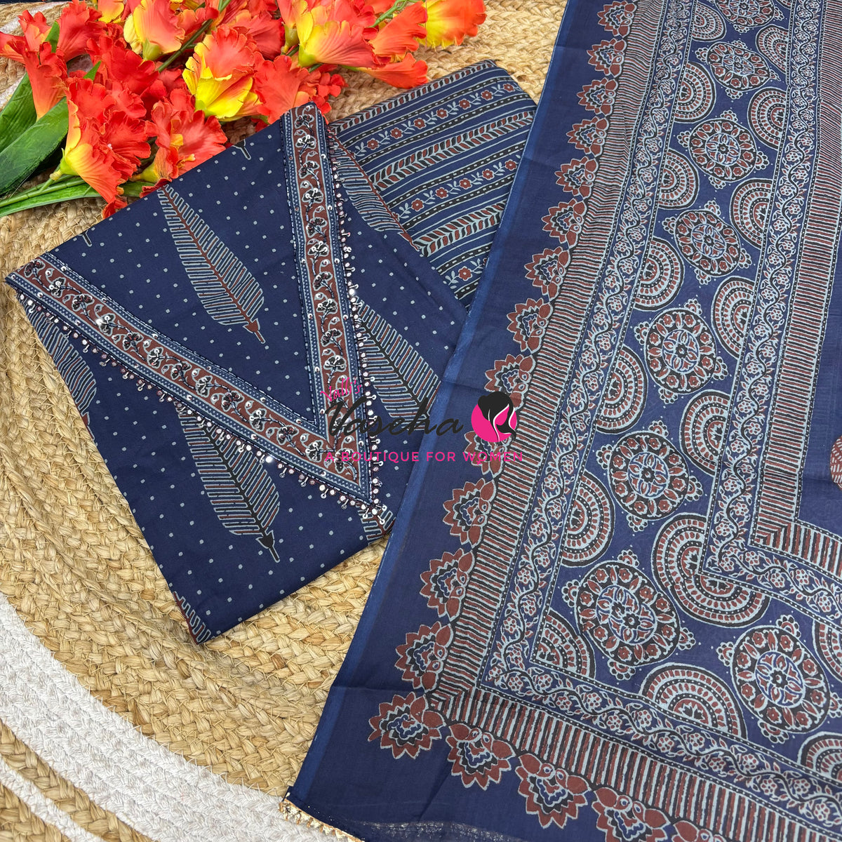 Unstitched Material | Cotton Material | VVUSM090