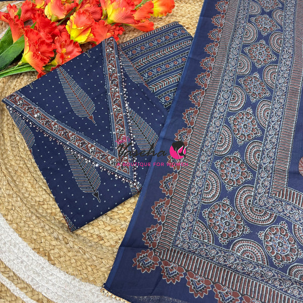 Unstitched Material | Cotton Material | VVUSM090