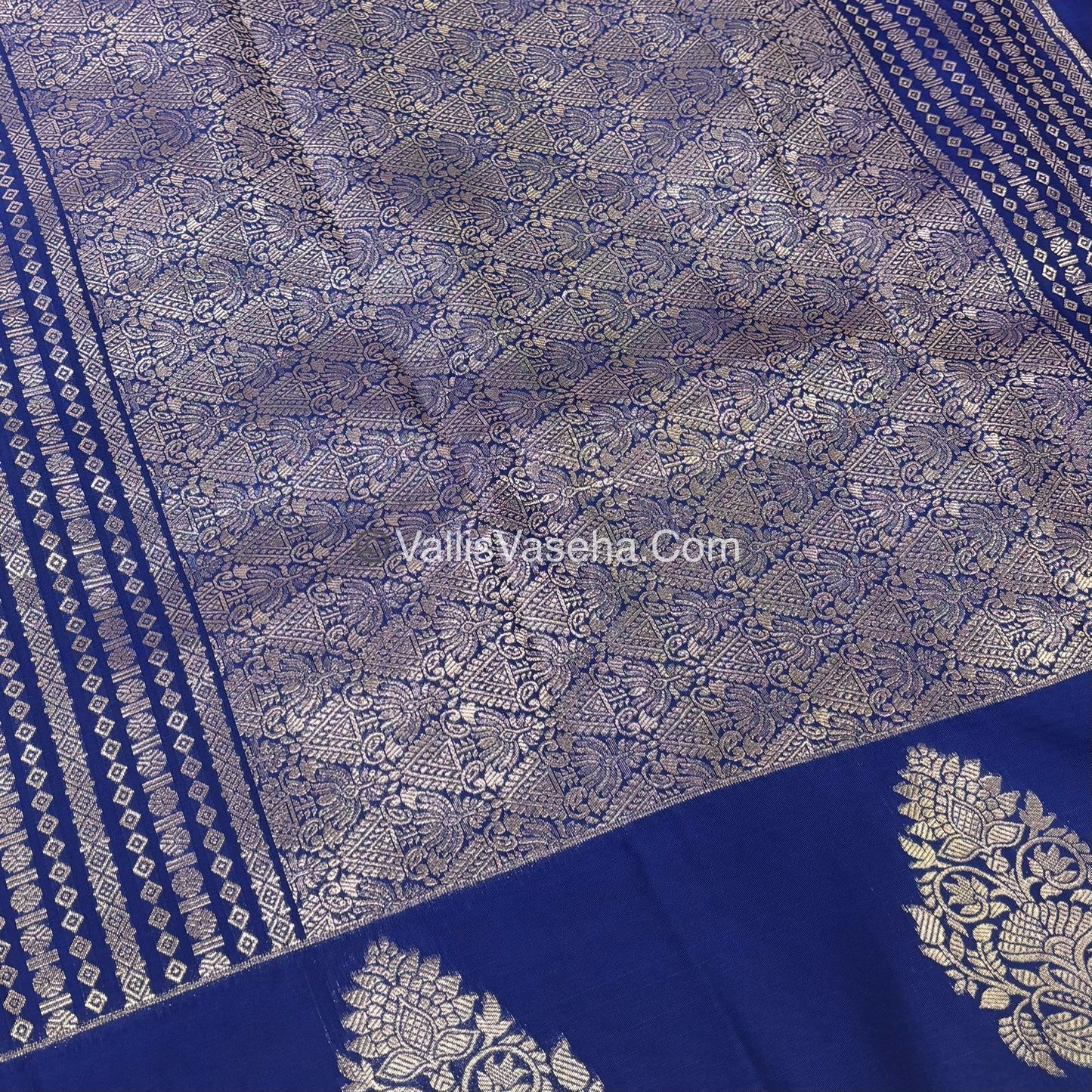 Semi Soft Silk -  Blue Shade -VVSSS016