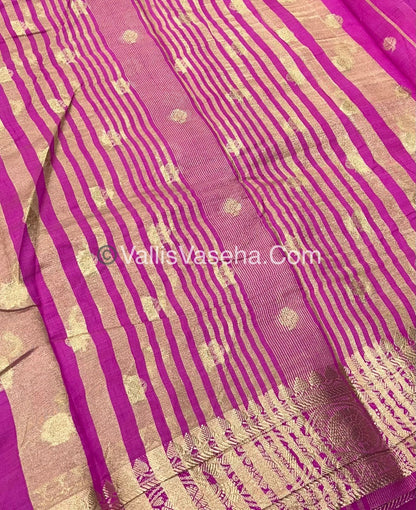 Semi Tussar Silk  - Pink Shade - VVSTS024
