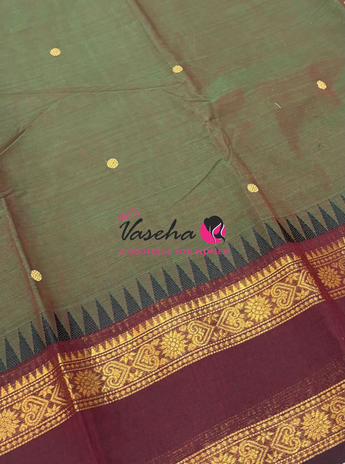 Kanchi Cotton Saree - VVKCS025