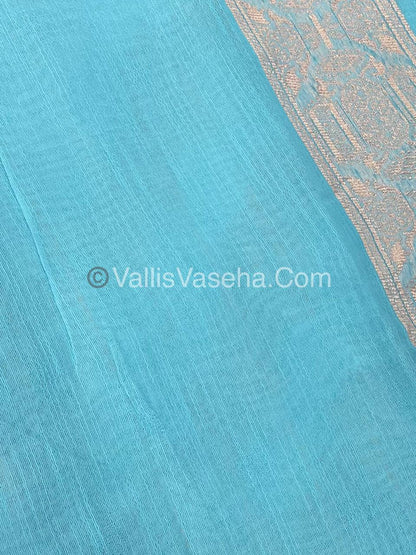 Fancy Saree - Mixed Variety -Sky Blue Shade - VVFBS003