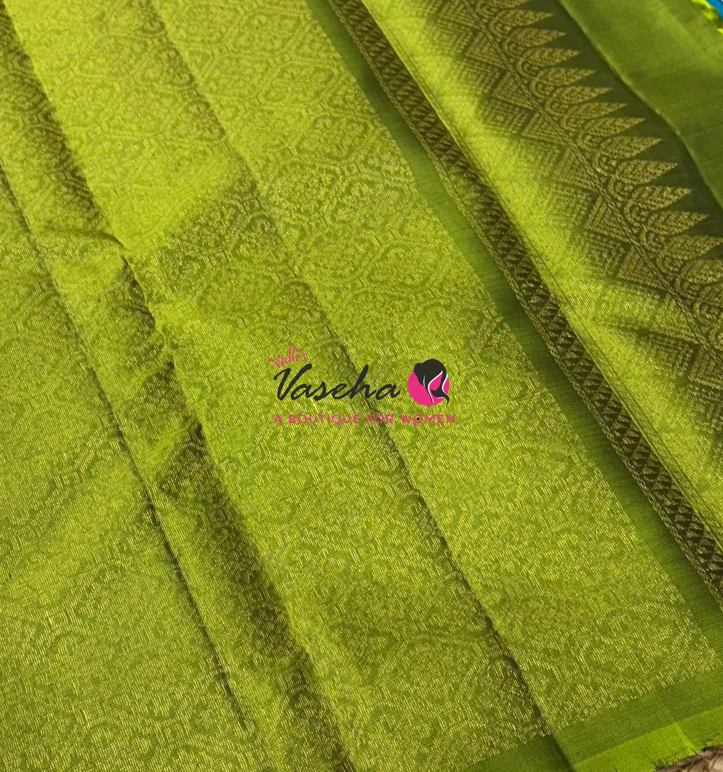 Half Mix - Pure Soft Silk Saree - VVPSS083