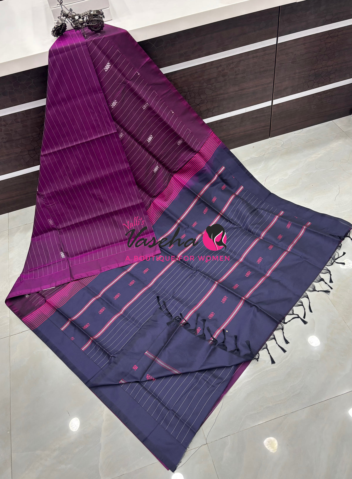 Vazhai Pattu Saree / Banana Pith - With Blouse - VVVPS003