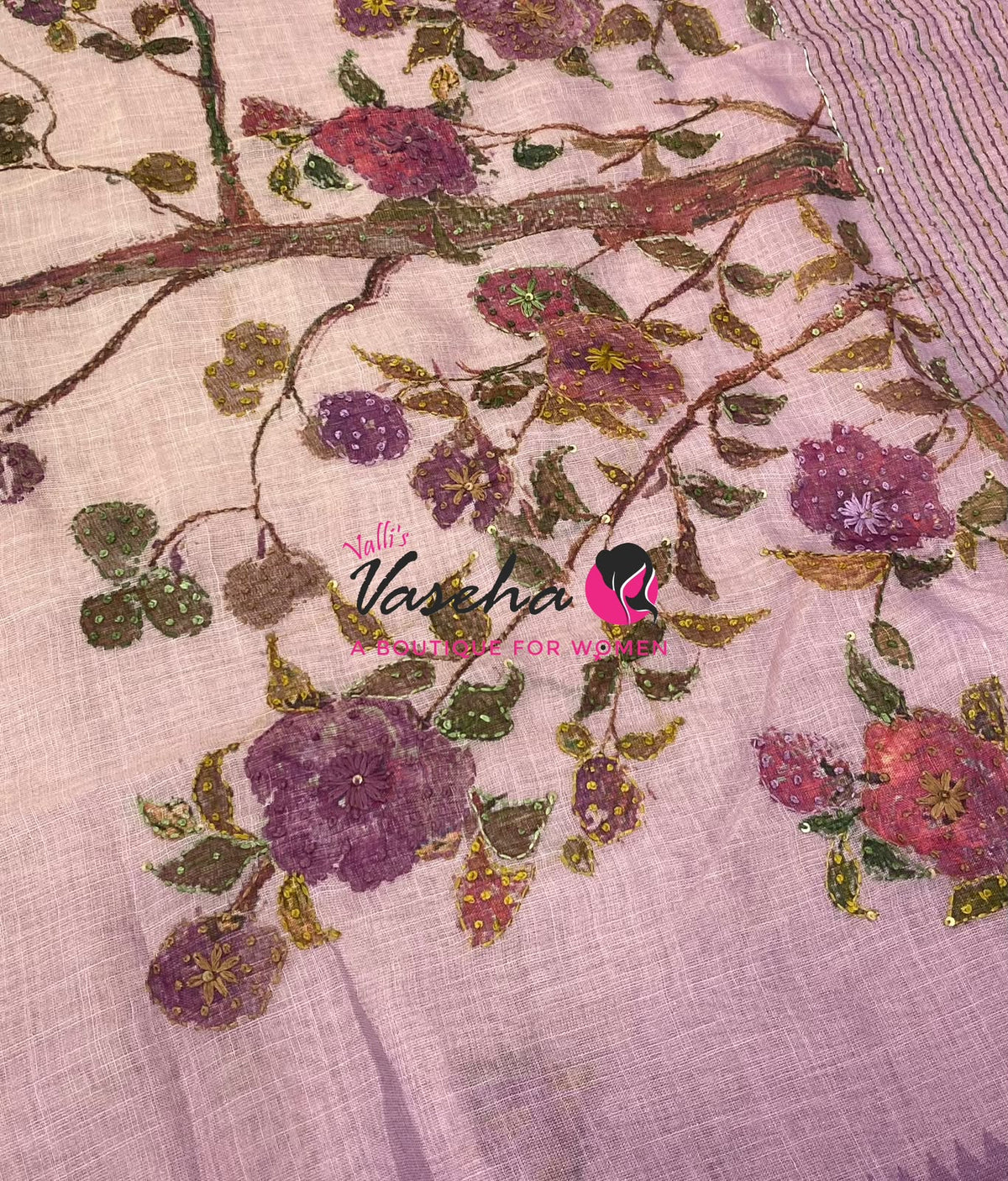 French Knot - Tissue Saree  - VVLFN024
