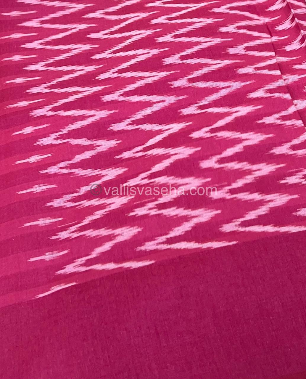 Ikkat Mercerised Cotton Saree - VVIKS001