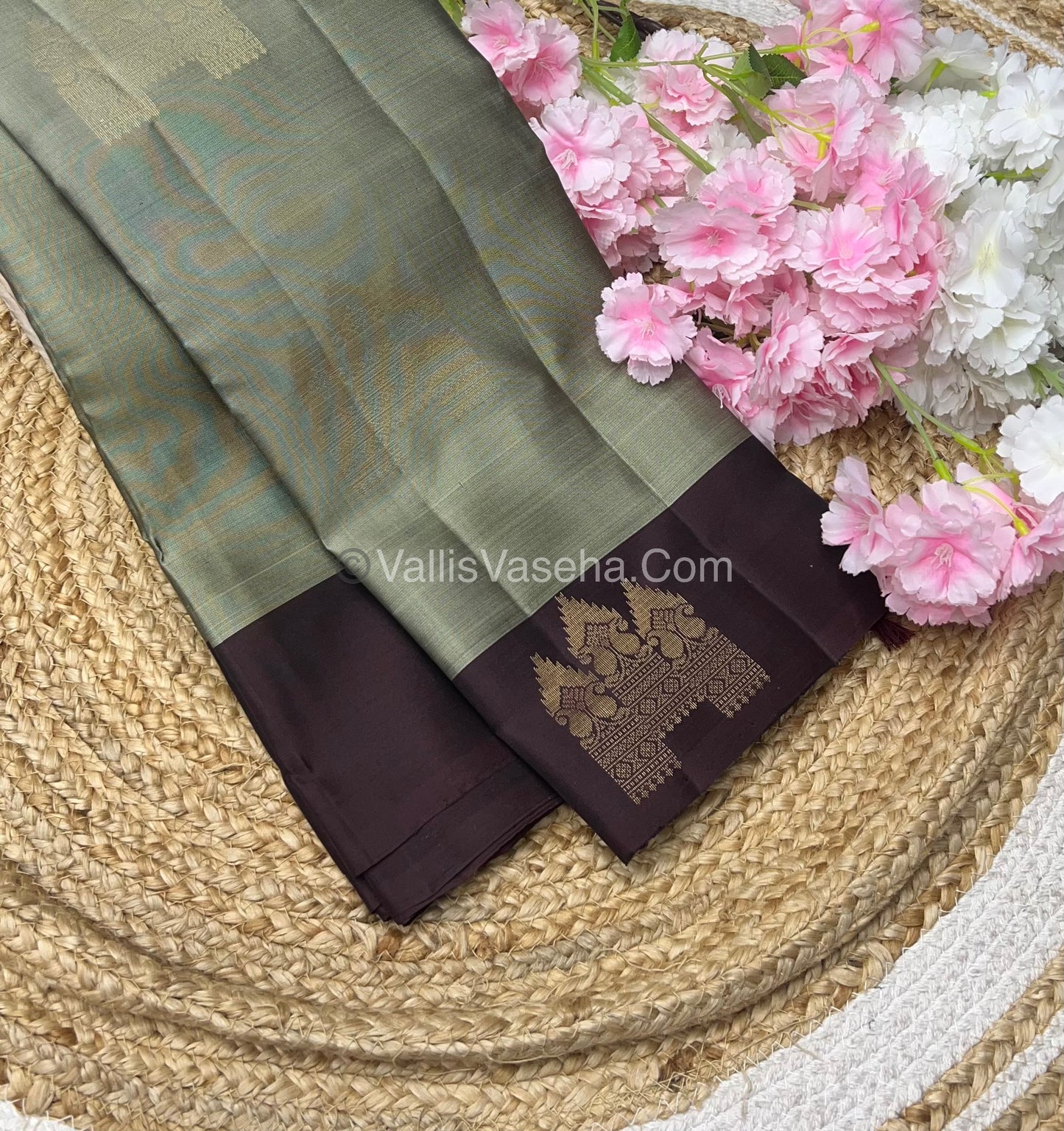 Half Mix - Pure Soft Silk Saree - VVPSS054