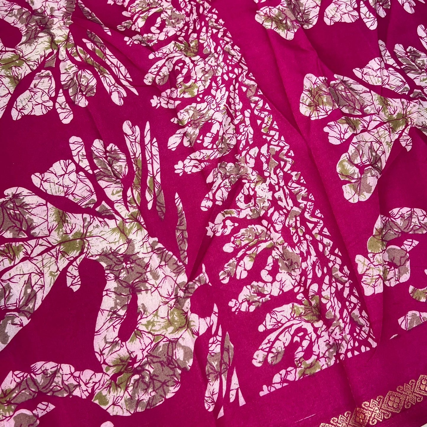 Budget Friendly Sarees - Casual Wear Sarees - Crackle Silk - VVCS002