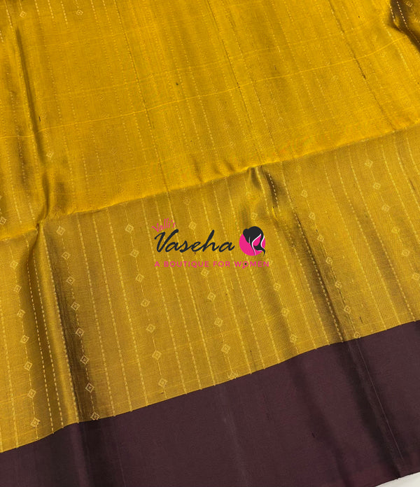 Pure Soft Silk Saree  - Yellow & Wine  Combo - VVPSS138