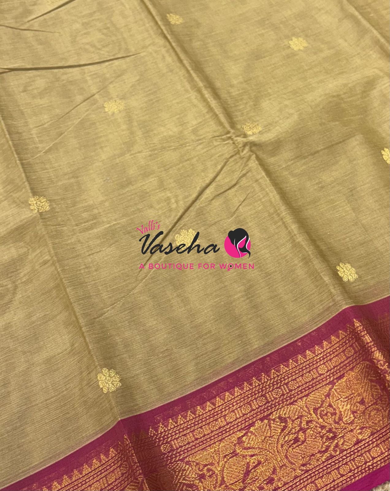 Kanchi Cotton Saree - VVKCS024