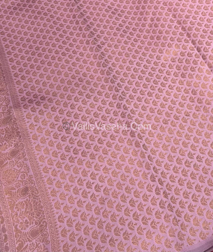 Kanchi Semi Silk - Red with Pink - VVKSS001