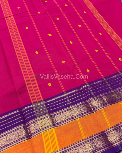 Kanchi Cotton Saree - VVKCS017