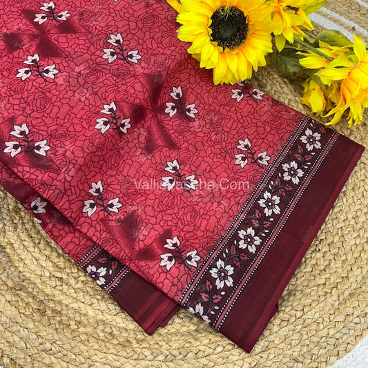 Pure Cotton Voile Saree | VVPVS001