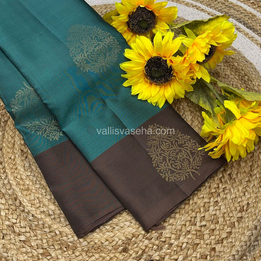 Half Mix - Pure Soft Silk Saree - VVPSS030