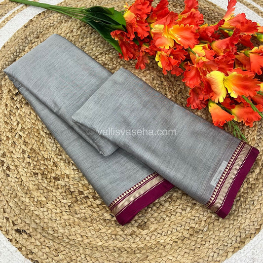 Narayanapet Mercerised Cotton Saree - VVNMC001