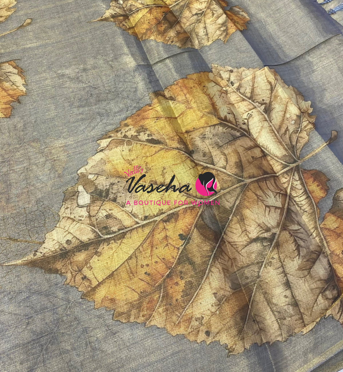 Linen Tissue Saree - VVLTS010
