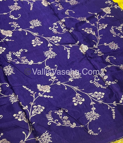 Semi Viscose / Semi Mysore Crepe Silk Variety - Embossed Design - VVSMC002