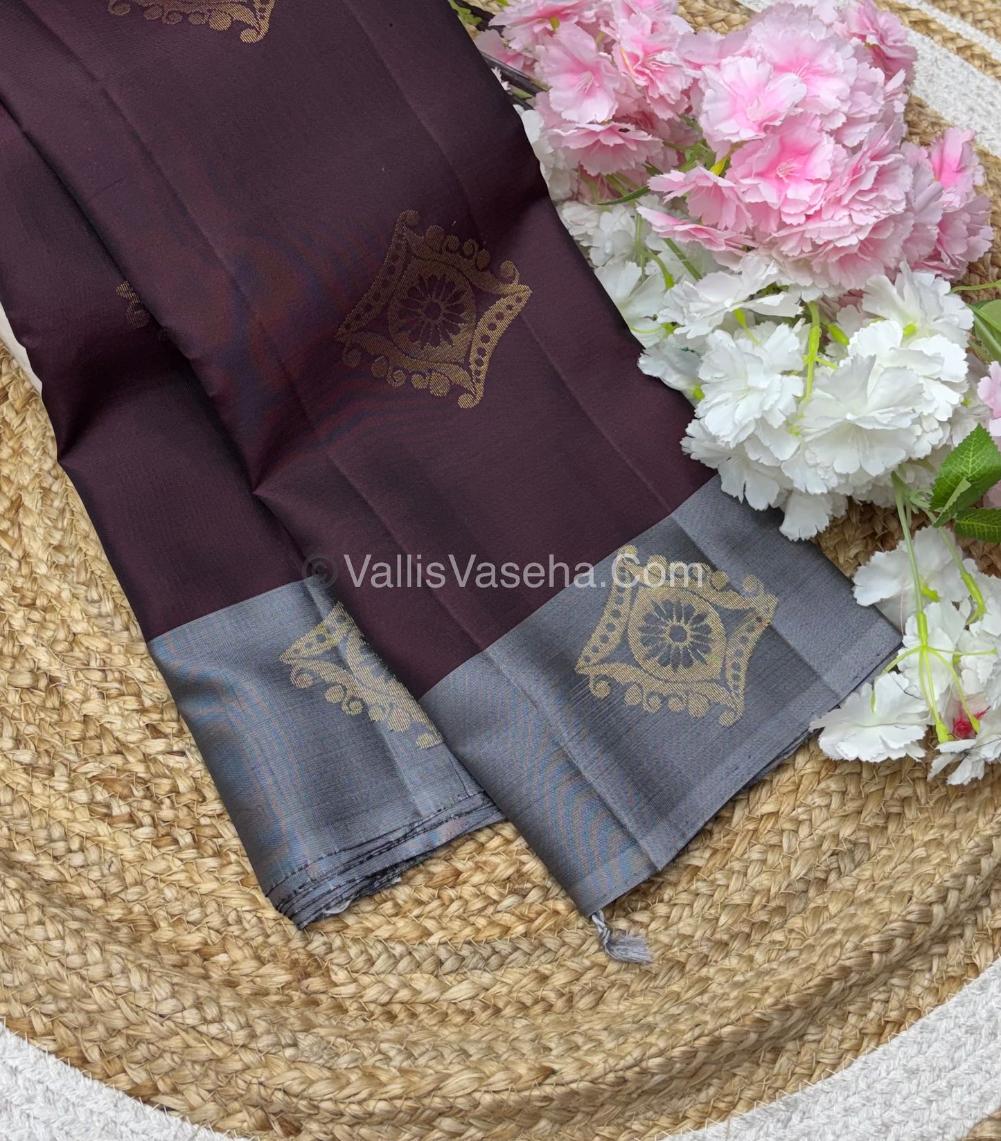 Half Mix - Pure Soft Silk Saree - VVPSS051