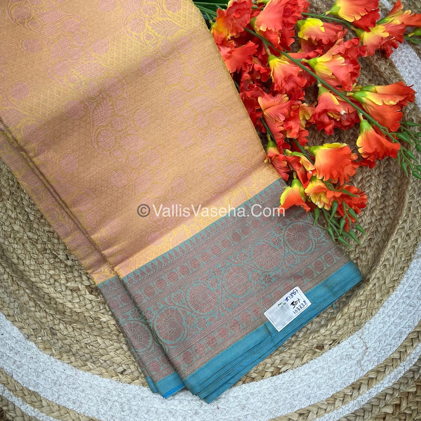 30% less - Offer Saree - Semi Banarsi Saree - VVDS006