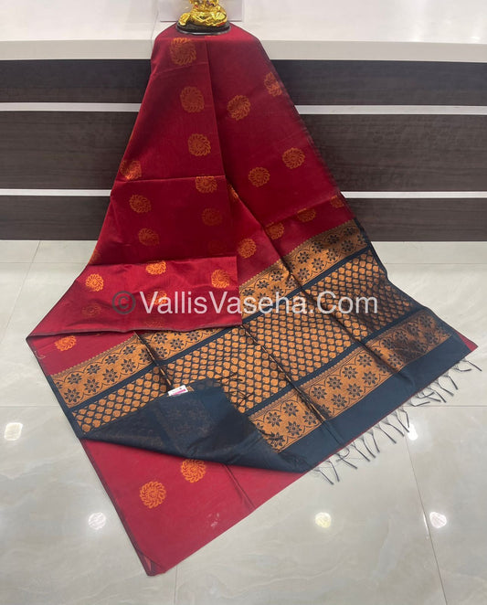 40% less - Offer Saree - Mixed Cotton - VVDS005