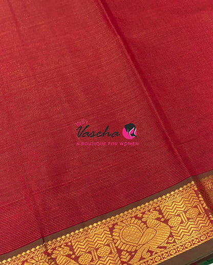 Semi Silk Cotton Saree | Vairavoosi  Design |VVSSC017