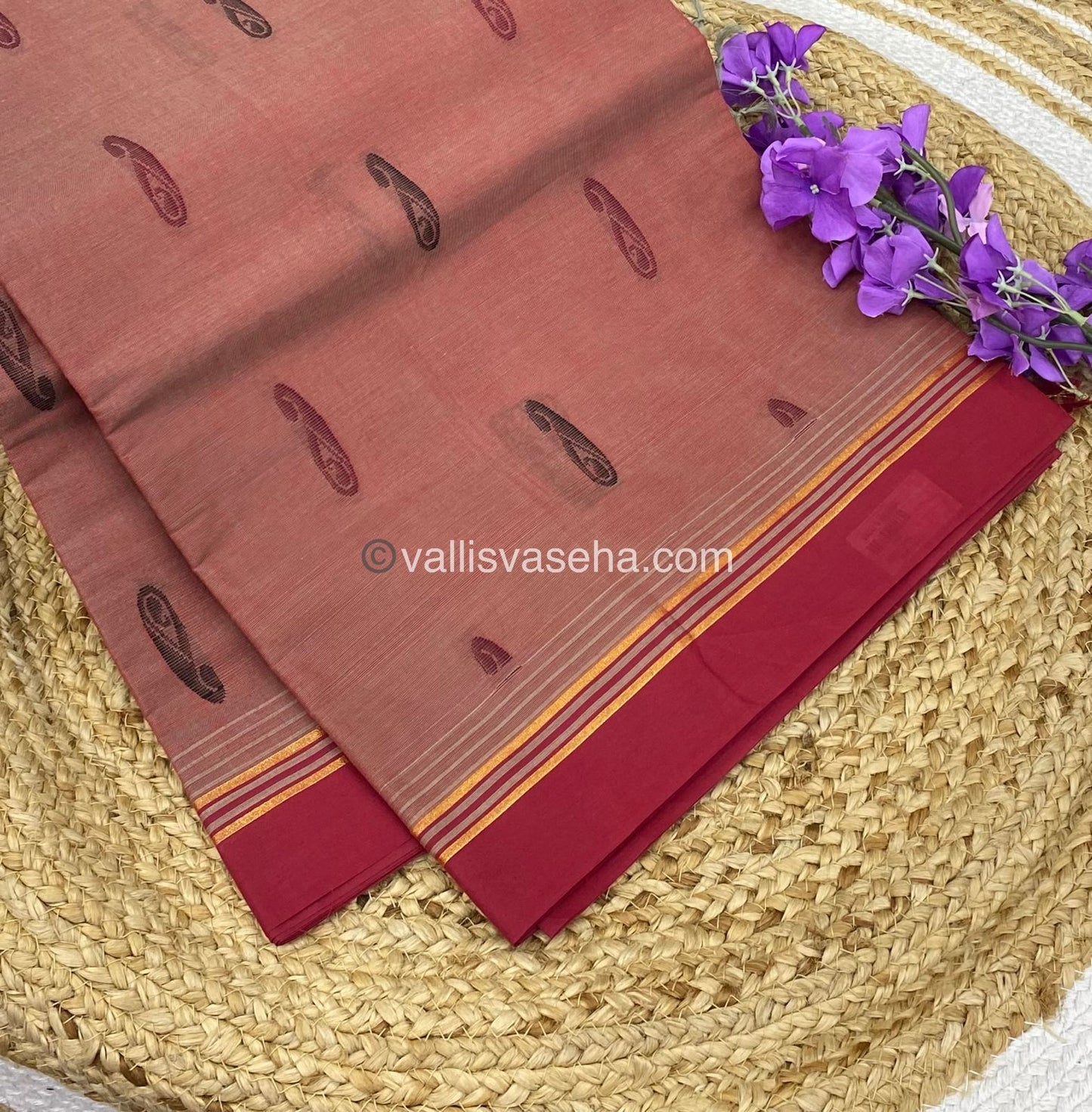 Handloom South Cotton Saree - VVSCS001