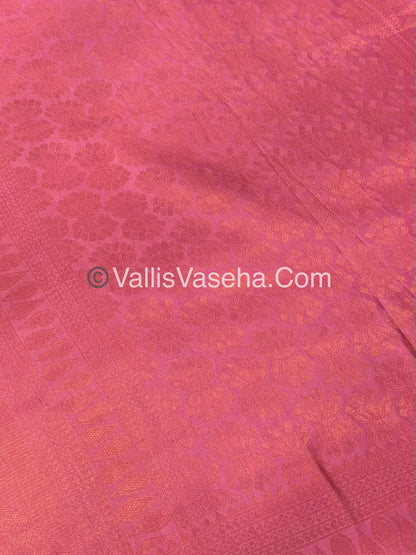 50% less - Offer Saree - Semi Soft silk Saree   - VVDS006