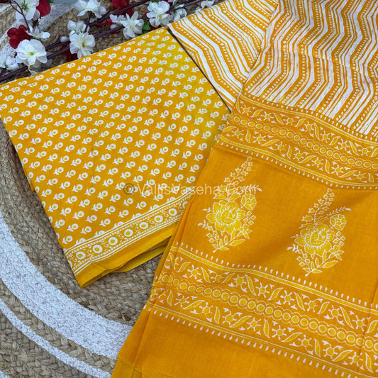 15% less  - Offer Unstitched Material - Mul Mul  Cotton Material - VVDUM004