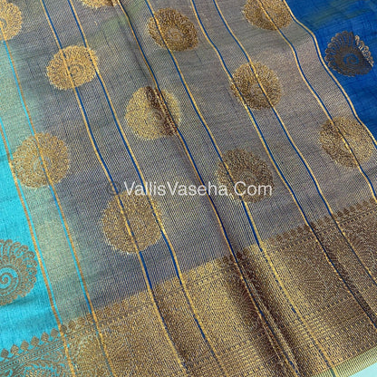 40% less - Offer Saree - Semi Tussar  Saree - VVDS007