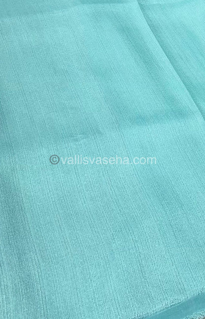 Organza Saree - Blue Shade  - VVOS001