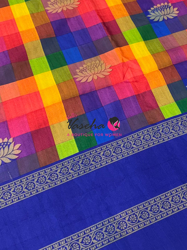 Semi Chappa Silk - Malti Colours Shade - VVSC005