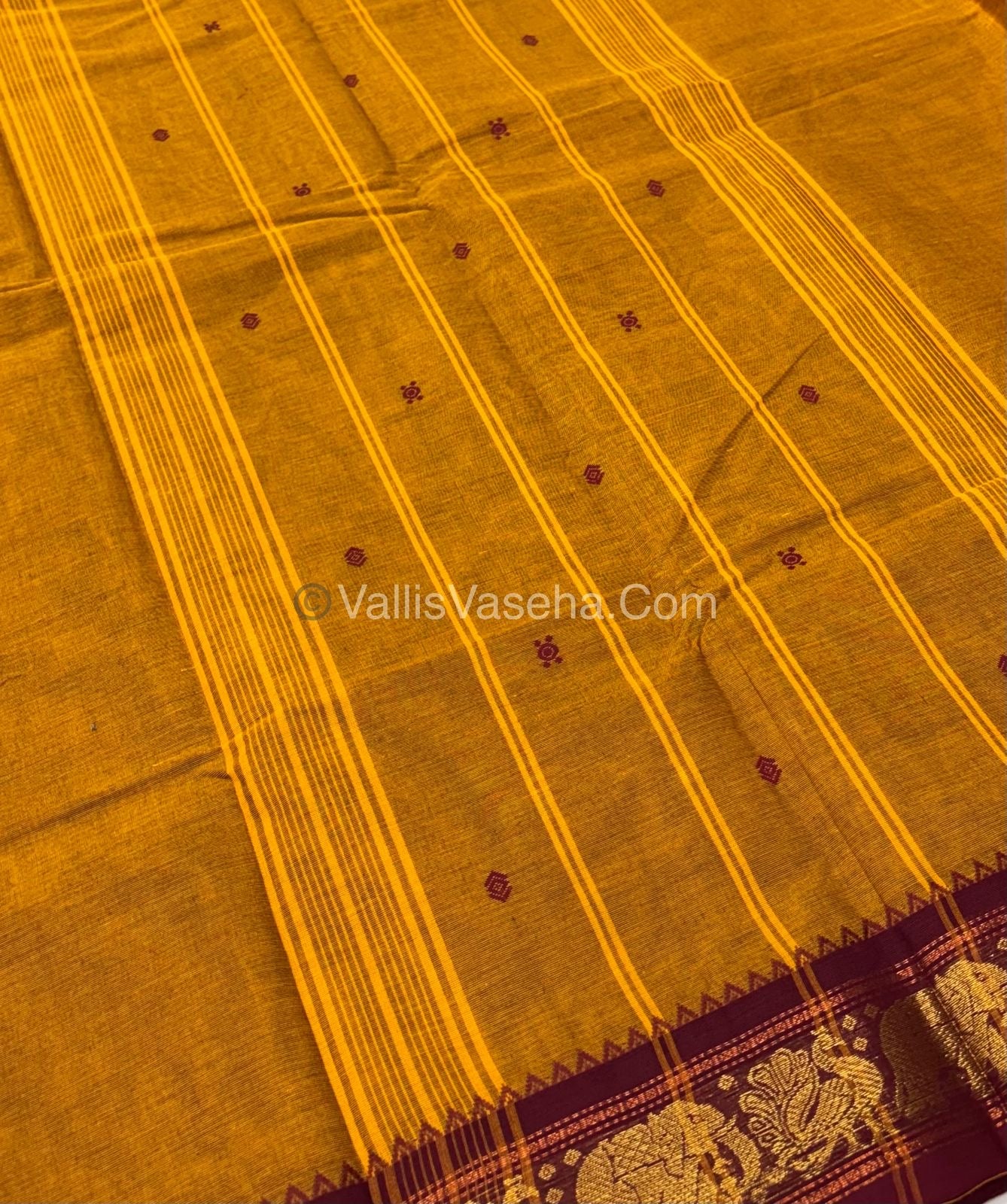 Kanchi Cotton Saree - VVKCS017