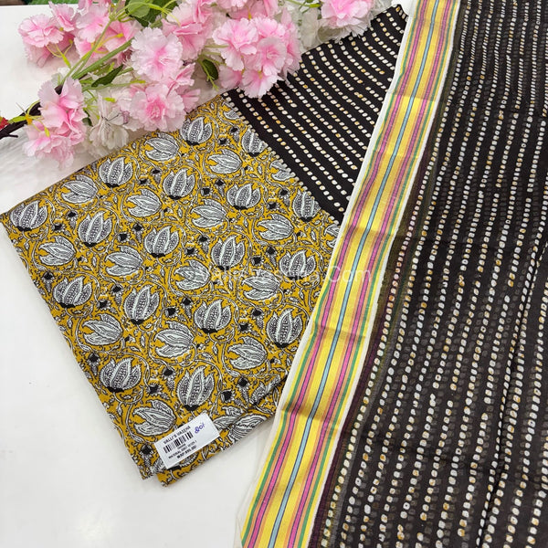 20%less - Offer Unstitched Material - Pure Cotton Material - VVDUM002