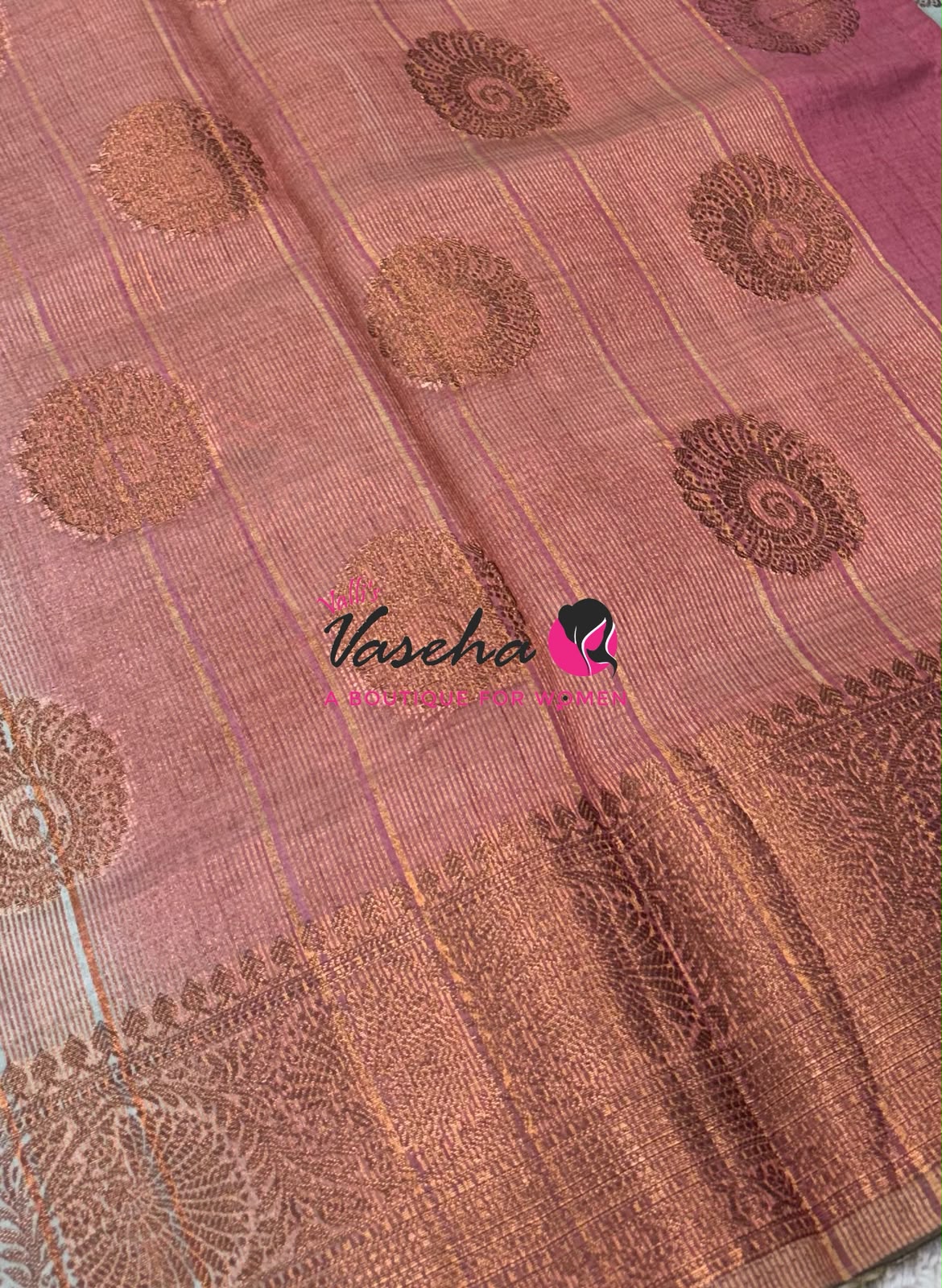 30% less - Offer Saree - Tussar Saree - VVDS009