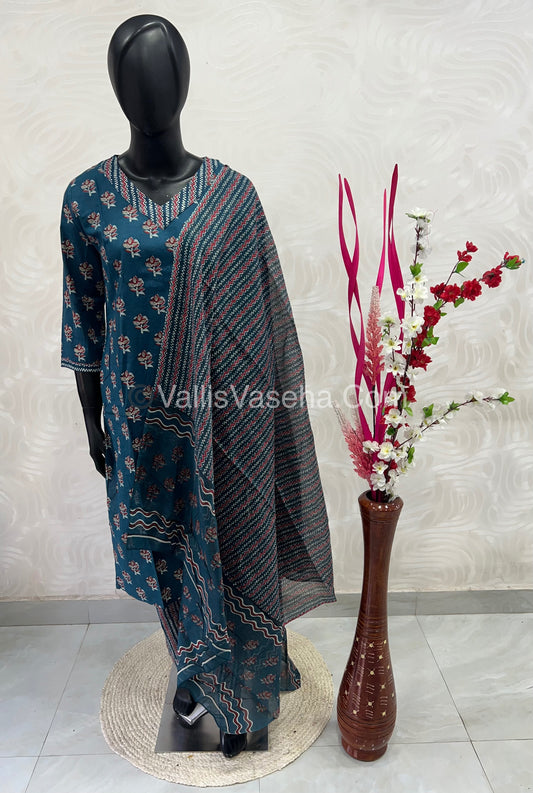 Ready Made - Salwar, Kameez & Duppatta(3pc) - Printed - VVRBS002