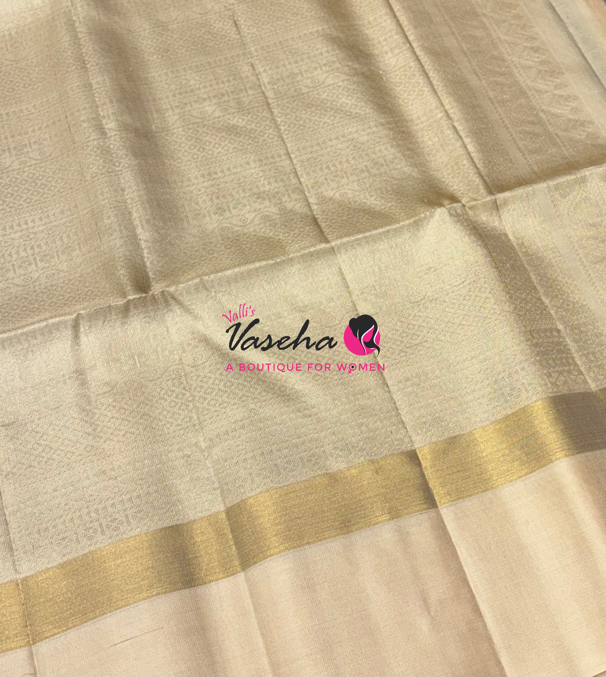 Pure Soft Silk Saree - Green & Cream - VVPSS122