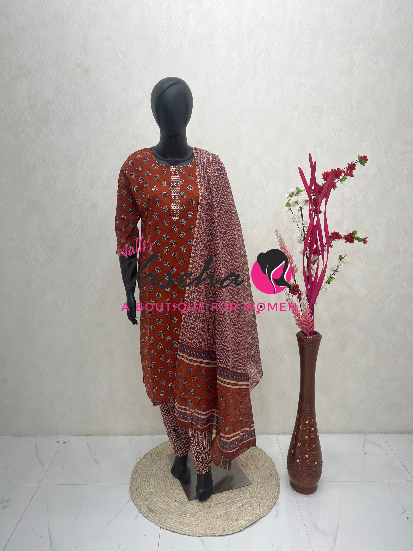 Ready Made - Salwar, Kameez & Duppatta(3pc) - Printed - VVRBS007