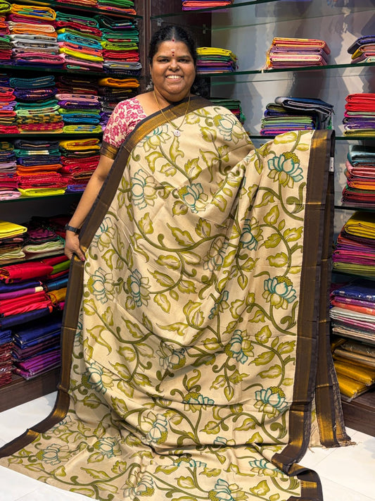 Chennur Silk | Kalamkari Prints | VVCKS006