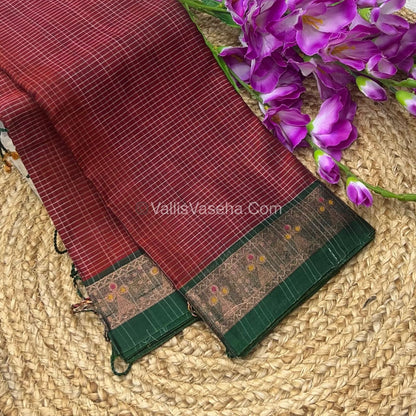 Dhaka Cotton Saree - VVDCS001