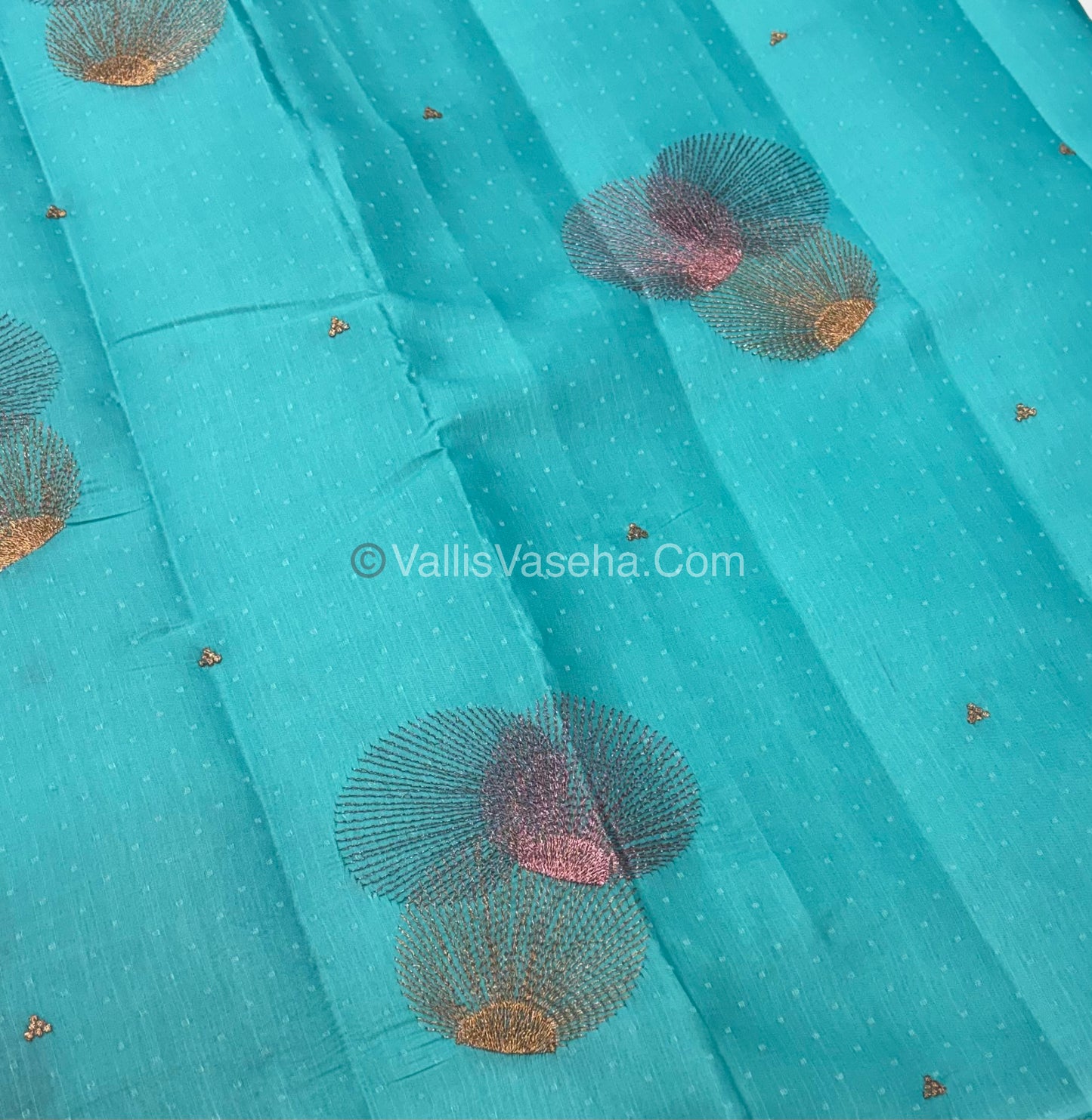 Butter Silk - Round Butta - Blue & Pink Combo - VVBS001