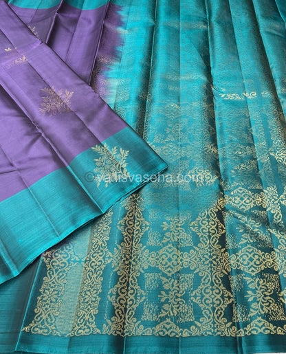 Half Mix - Pure Soft Silk Saree - VVPSS030