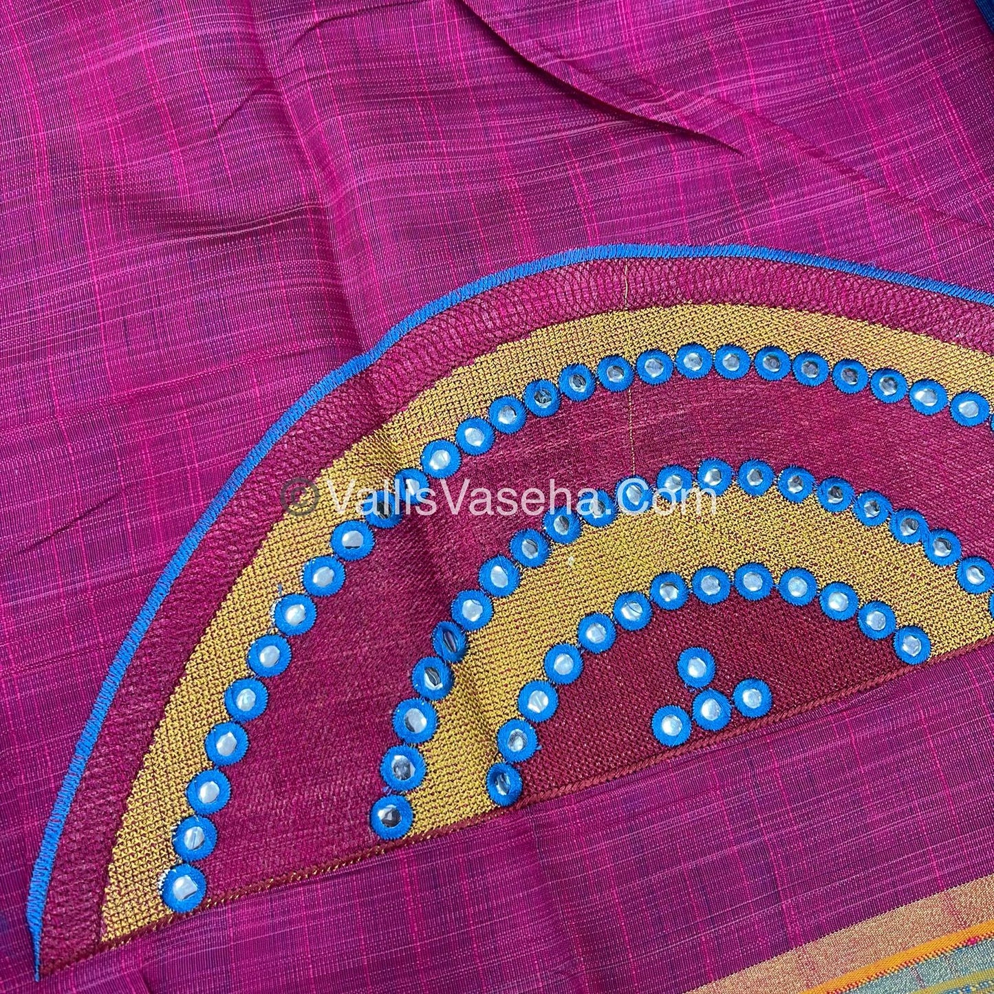 40% less - Offer Saree - Mixed Cotton Saree - VVDS007