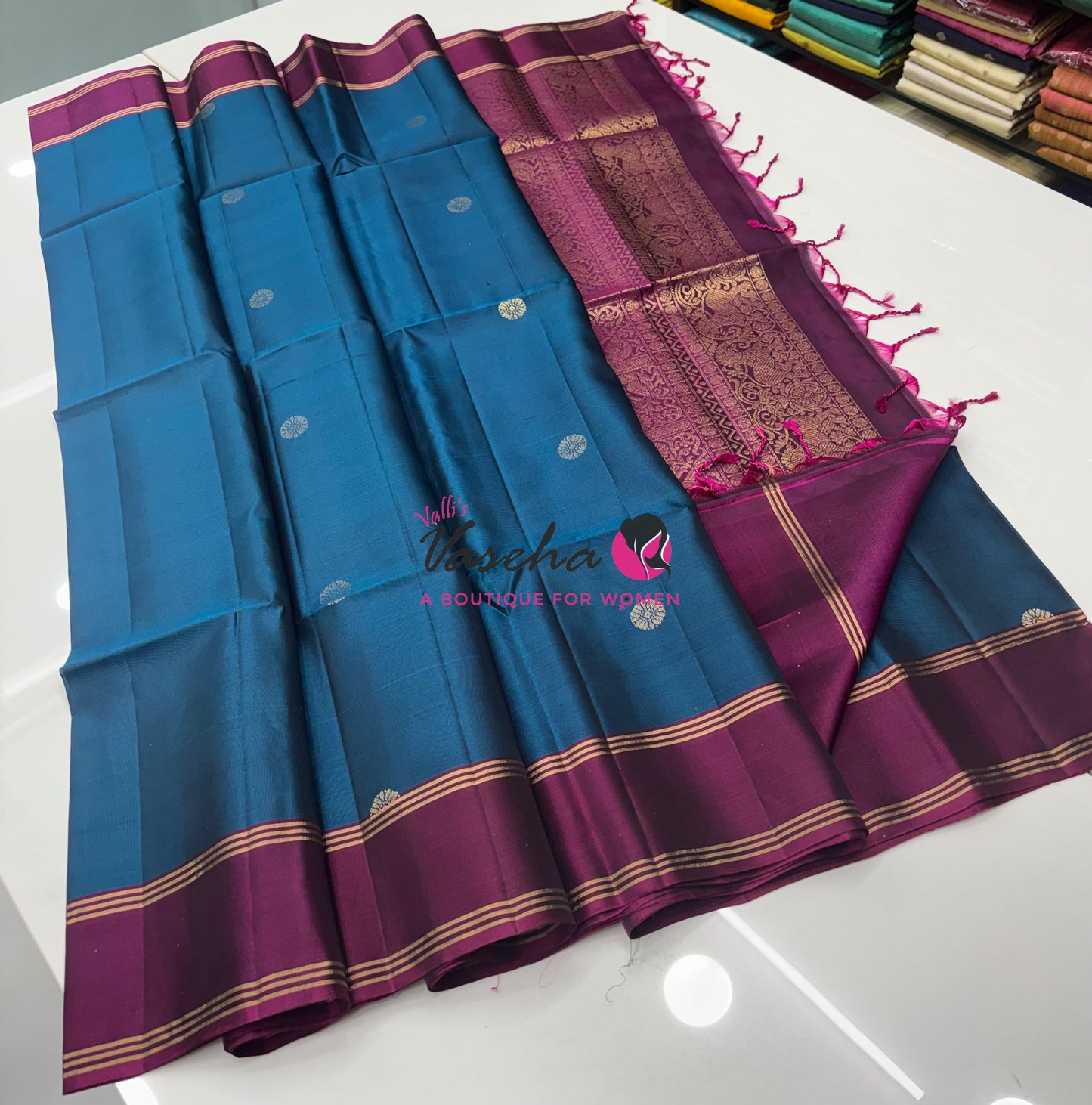 Half Mix - Pure Soft Silk Saree - VVPSS053