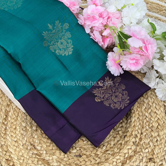 Half Mix - Pure Soft Silk Saree - VVPSS041