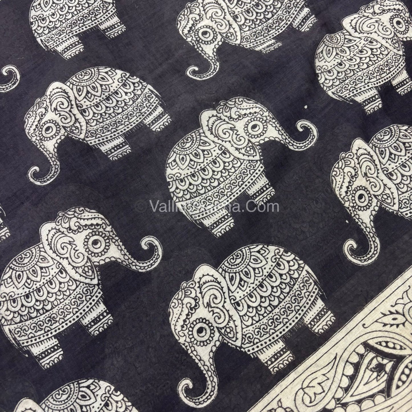 Pure Kalamkari Cotton Saree - VVPKC002