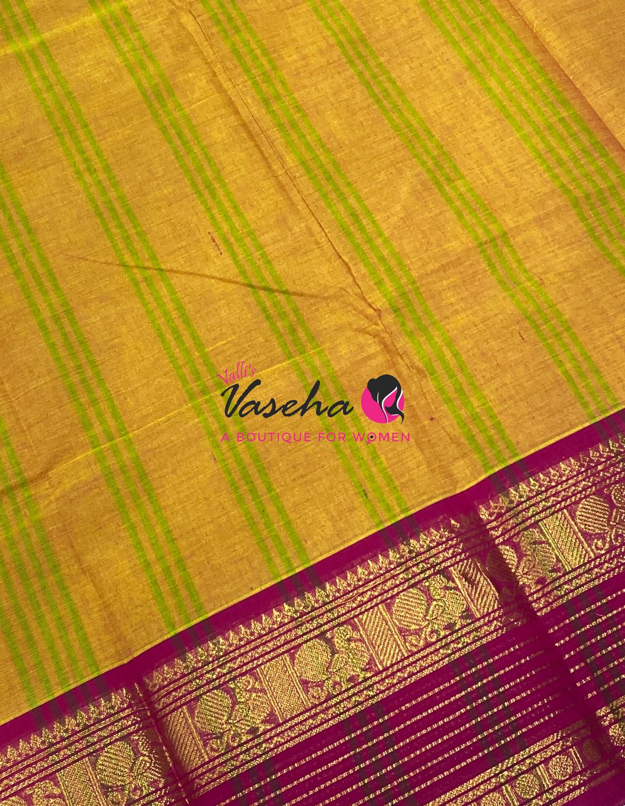 Kanchi Cotton Saree - VVKCS032