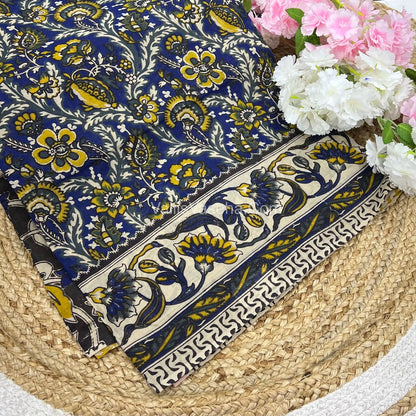 Pure Kalamkari Cotton Saree - VVPKC002