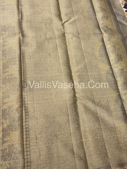 Half Mix - Pure Soft Silk Saree - VVPSS075